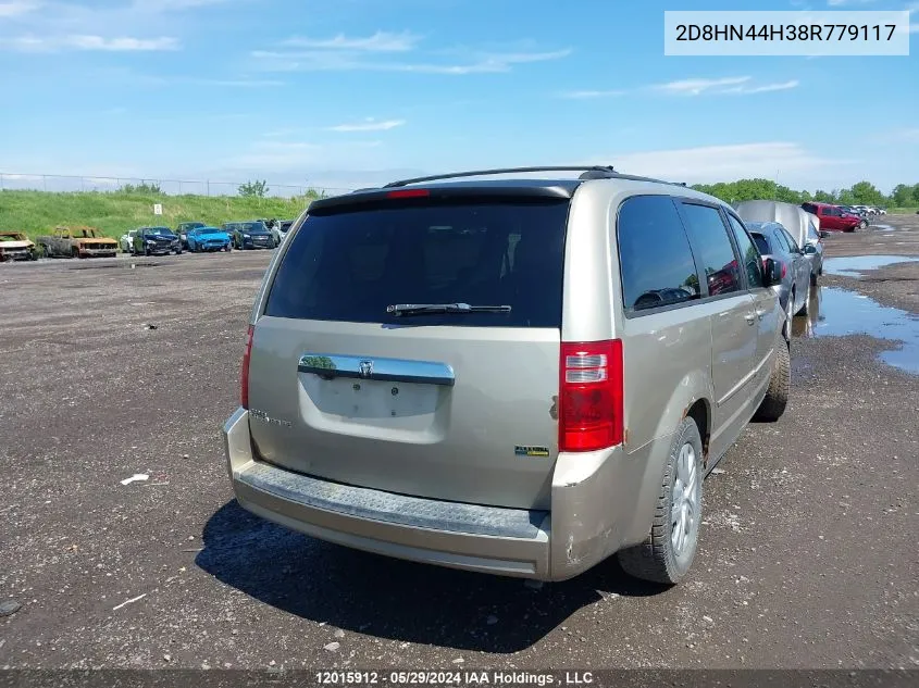 2D8HN44H38R779117 2008 Dodge Grand Caravan