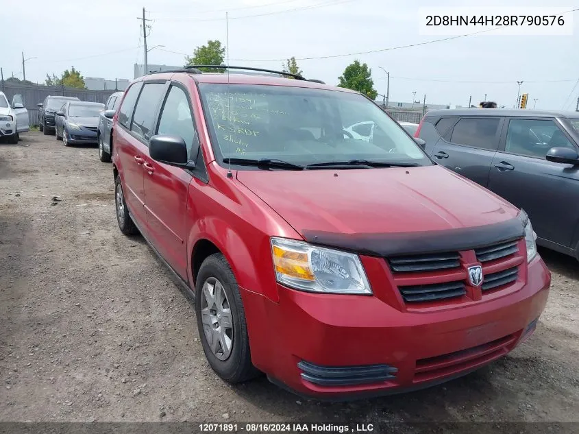 2D8HN44H28R790576 2008 Dodge Grand Caravan