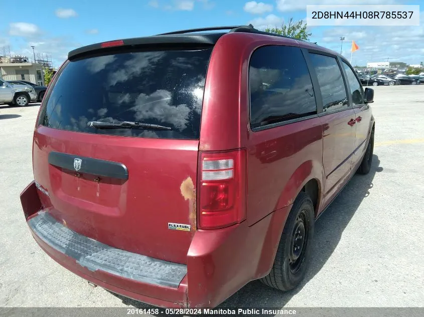 2D8HN44H08R785537 2008 Dodge Grand Caravan Se