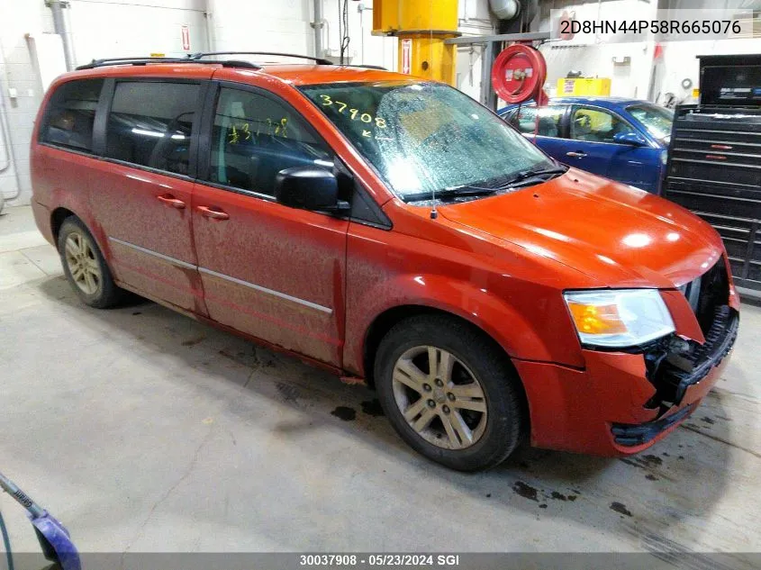 2008 Dodge Grand Caravan Sxt VIN: 2D8HN44P58R665076 Lot: 30037908