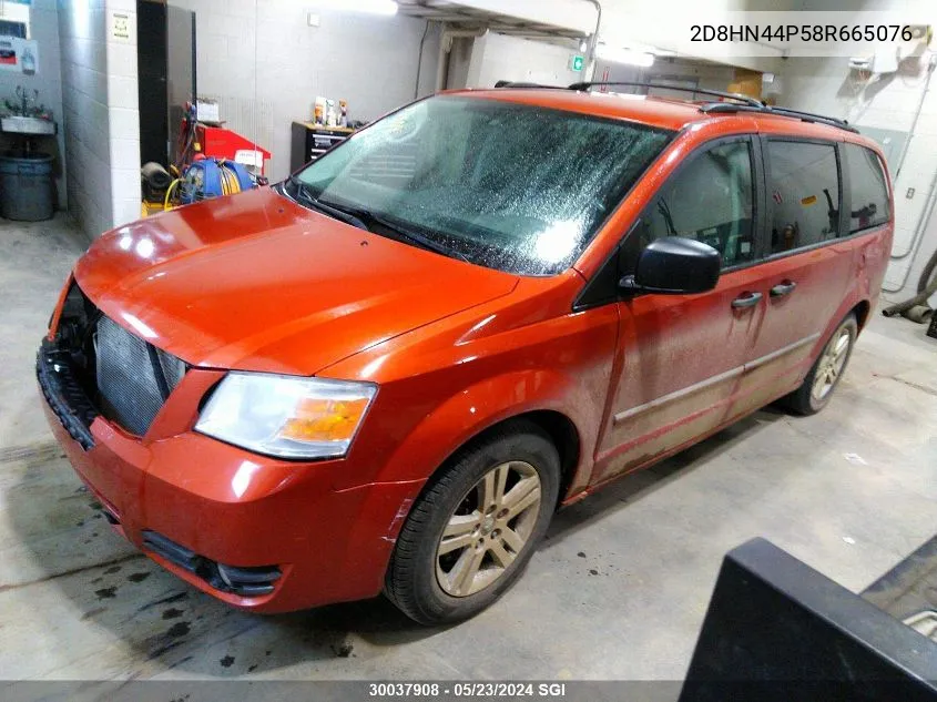 2008 Dodge Grand Caravan Sxt VIN: 2D8HN44P58R665076 Lot: 30037908