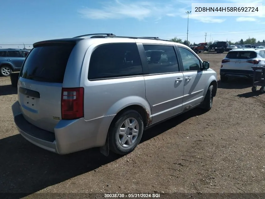 2D8HN44H58R692724 2008 Dodge Grand Caravan Se