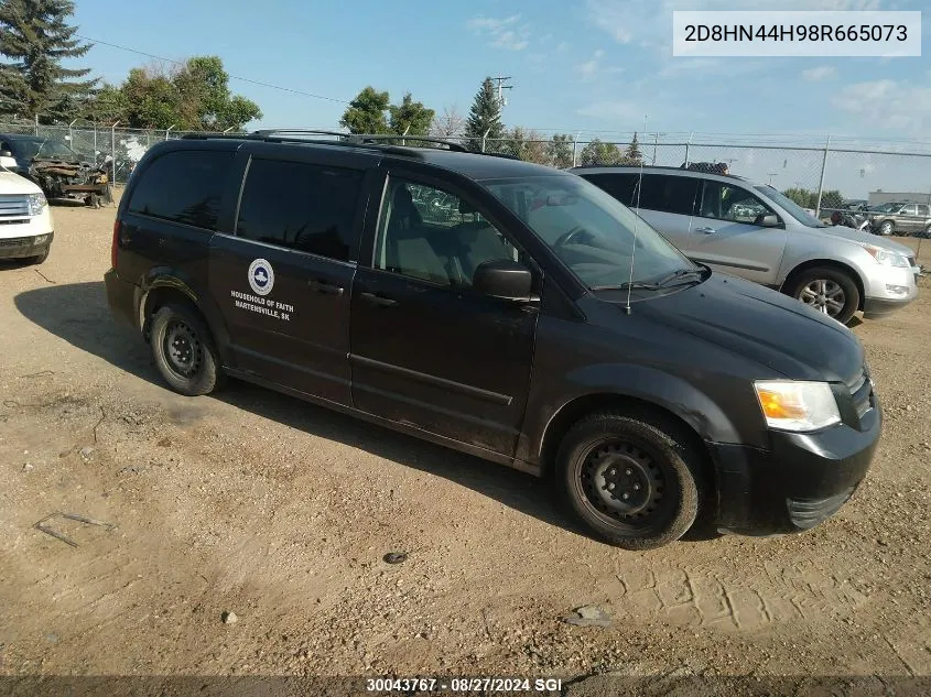 2008 Dodge Grand Caravan Se VIN: 2D8HN44H98R665073 Lot: 30043767