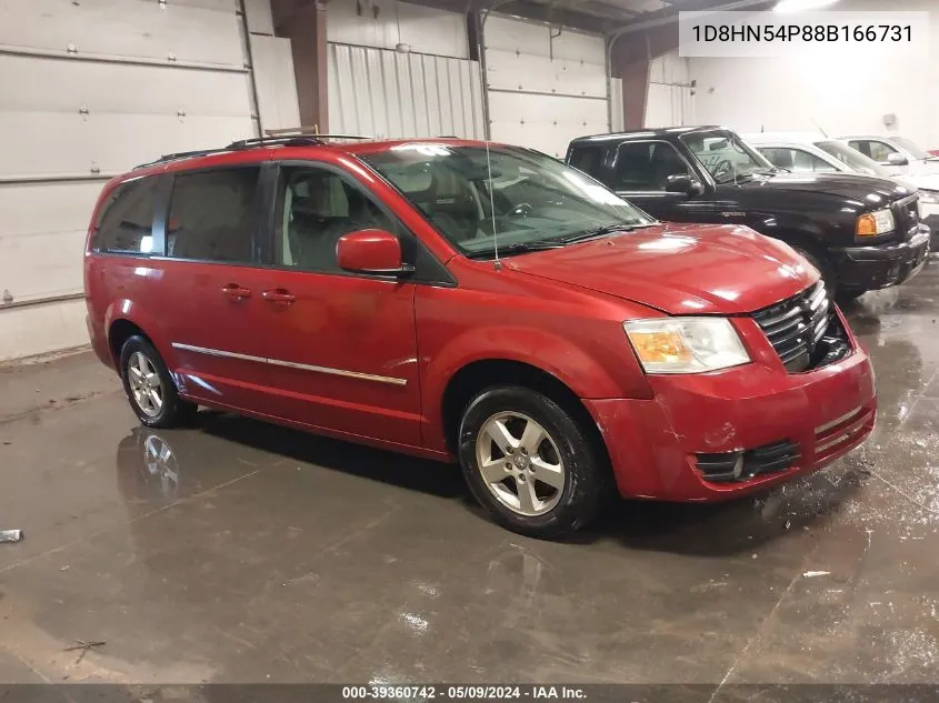 2008 Dodge Grand Caravan Sxt VIN: 1D8HN54P88B166731 Lot: 39360742