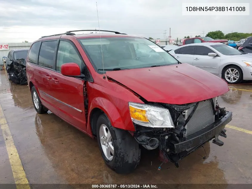 2008 Dodge Grand Caravan Sxt VIN: 1D8HN54P38B141008 Lot: 39365767