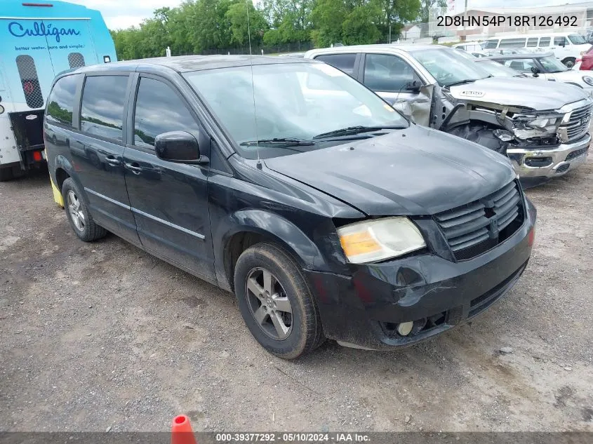 2D8HN54P18R126492 2008 Dodge Grand Caravan Sxt