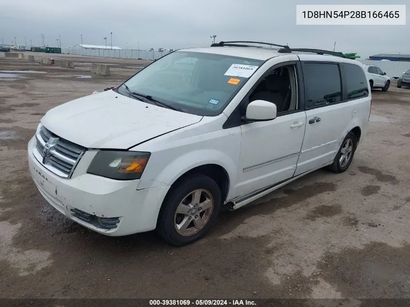 2008 Dodge Grand Caravan Sxt VIN: 1D8HN54P28B166465 Lot: 39381069