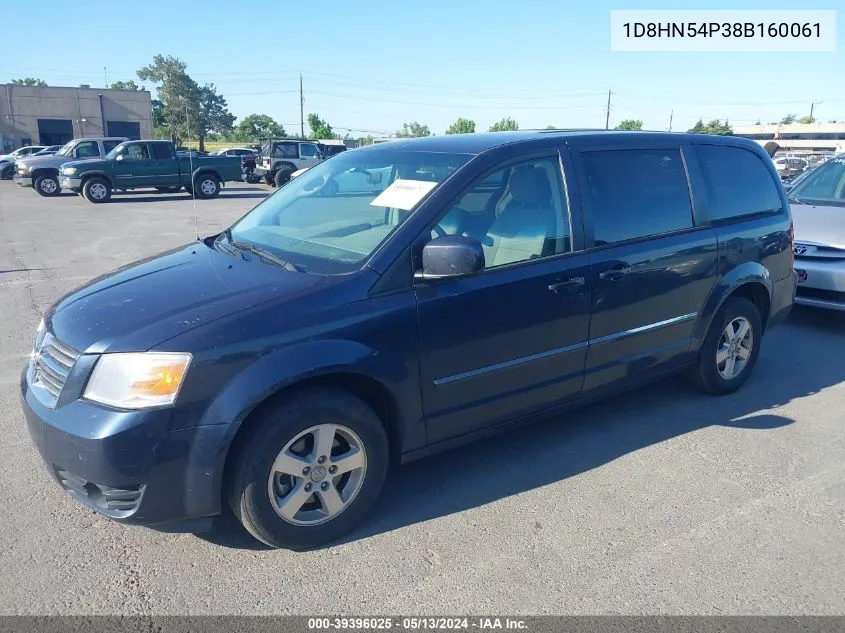 1D8HN54P38B160061 2008 Dodge Grand Caravan Sxt