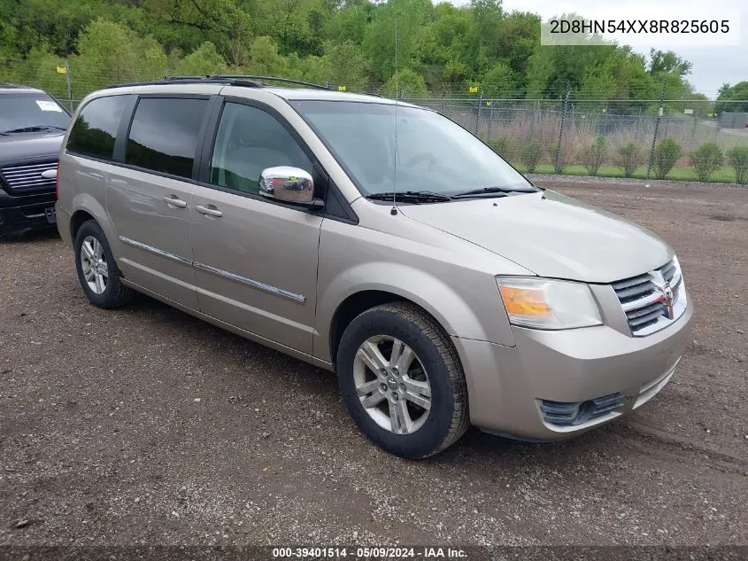 2008 Dodge Grand Caravan Sxt VIN: 2D8HN54XX8R825605 Lot: 39401514