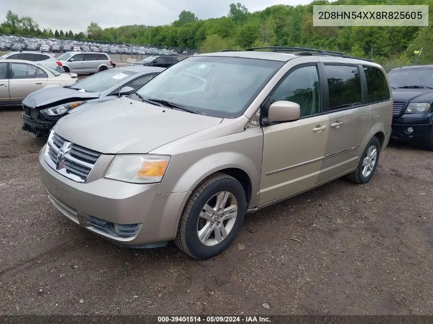 2008 Dodge Grand Caravan Sxt VIN: 2D8HN54XX8R825605 Lot: 39401514