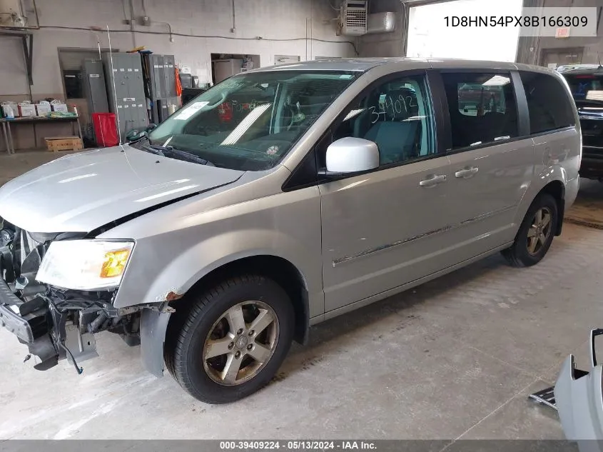 2008 Dodge Grand Caravan Sxt VIN: 1D8HN54PX8B166309 Lot: 39409224