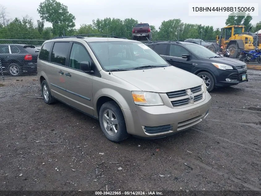 2008 Dodge Grand Caravan Se VIN: 1D8HN44H98B150069 Lot: 39422965