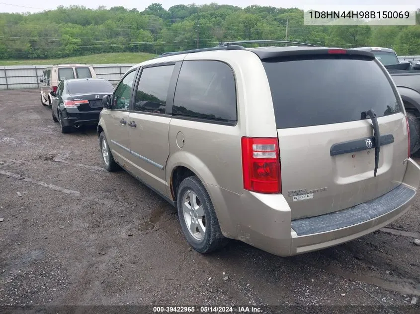 2008 Dodge Grand Caravan Se VIN: 1D8HN44H98B150069 Lot: 39422965