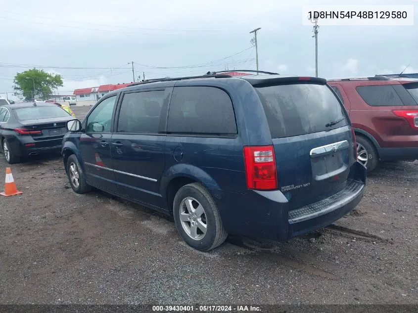 1D8HN54P48B129580 2008 Dodge Grand Caravan Sxt