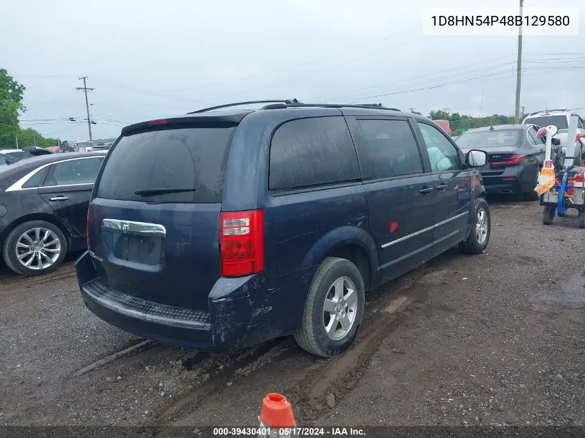 2008 Dodge Grand Caravan Sxt VIN: 1D8HN54P48B129580 Lot: 39430401