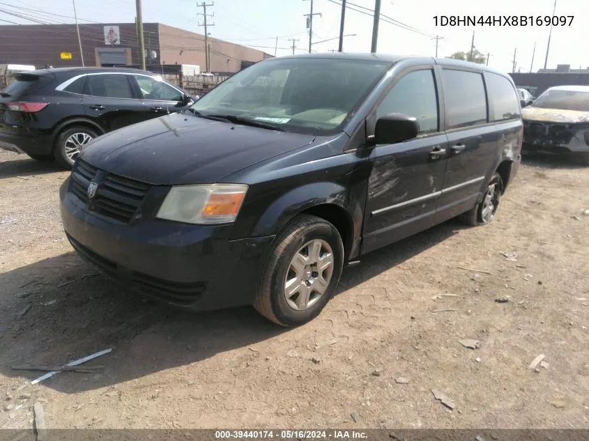 2008 Dodge Grand Caravan Se VIN: 1D8HN44HX8B169097 Lot: 39440174