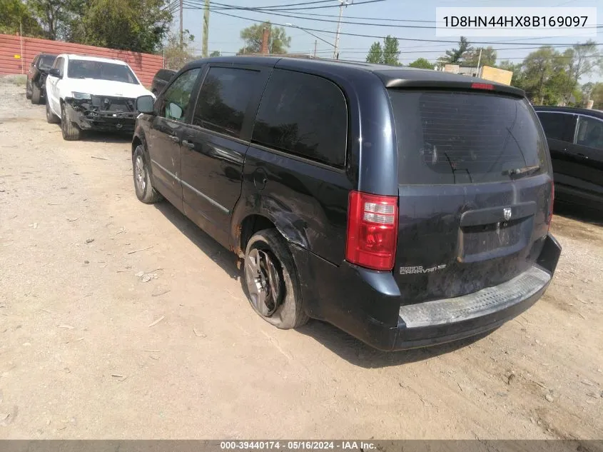 2008 Dodge Grand Caravan Se VIN: 1D8HN44HX8B169097 Lot: 39440174