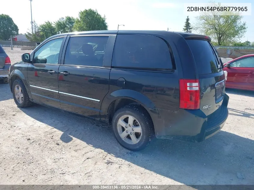 2008 Dodge Grand Caravan Sxt VIN: 2D8HN54P68R779965 Lot: 39453136