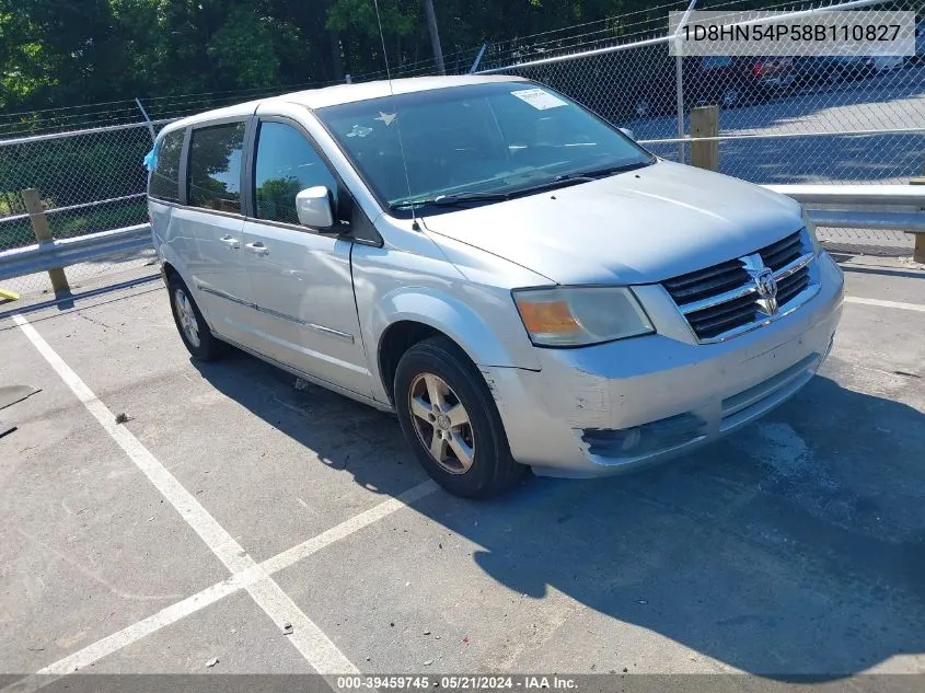 1D8HN54P58B110827 2008 Dodge Grand Caravan Sxt