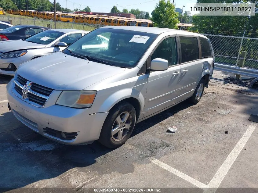 1D8HN54P58B110827 2008 Dodge Grand Caravan Sxt