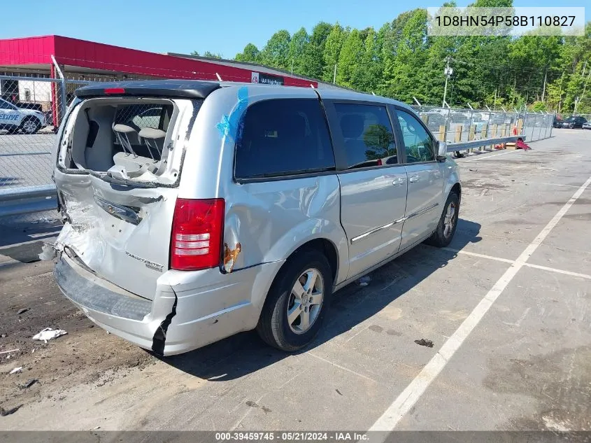 2008 Dodge Grand Caravan Sxt VIN: 1D8HN54P58B110827 Lot: 39459745