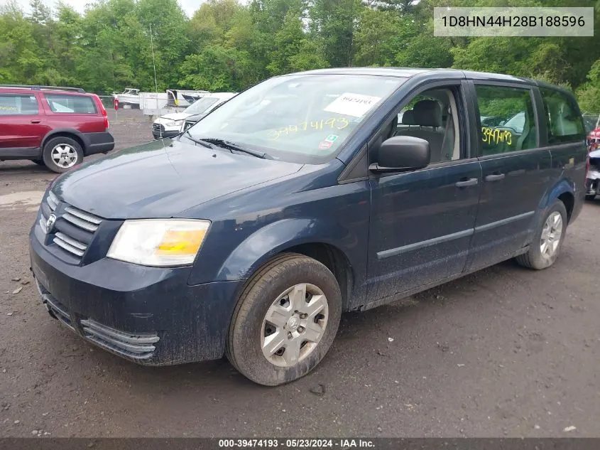 2008 Dodge Grand Caravan Se VIN: 1D8HN44H28B188596 Lot: 39474193