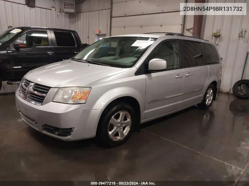 2008 Dodge Grand Caravan Sxt VIN: 2D8HN54P98R131732 Lot: 39477218