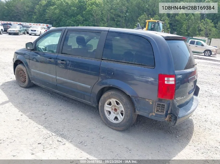 2008 Dodge Grand Caravan Se VIN: 1D8HN44H28B169384 Lot: 39487802