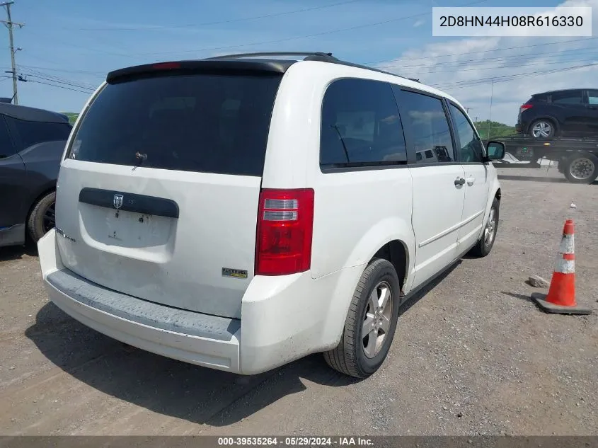 2008 Dodge Grand Caravan Se VIN: 2D8HN44H08R616330 Lot: 39535264