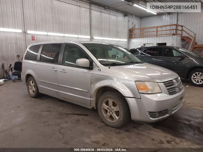 1D8HN54P28B166451 2008 Dodge Grand Caravan Sxt