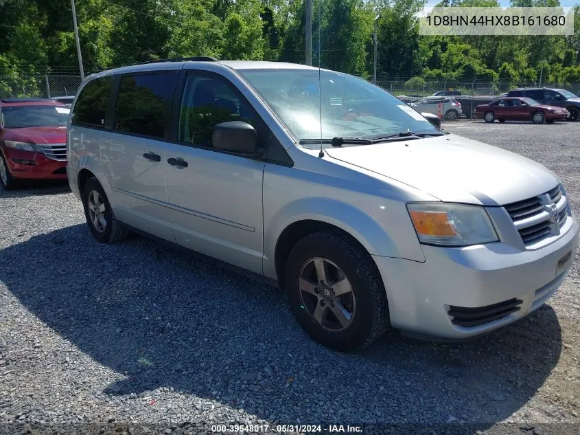 2008 Dodge Grand Caravan Se VIN: 1D8HN44HX8B161680 Lot: 39548017