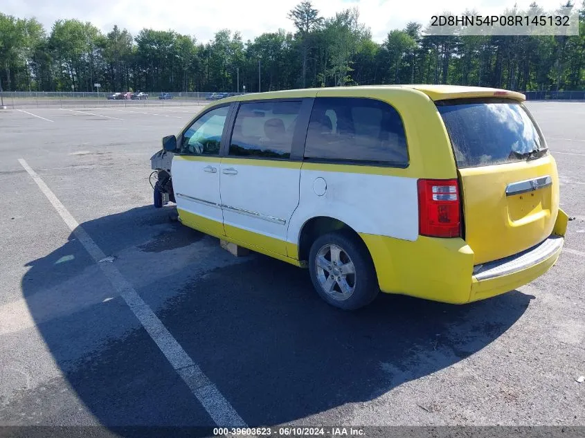 2D8HN54P08R145132 2008 Dodge Grand Caravan Sxt