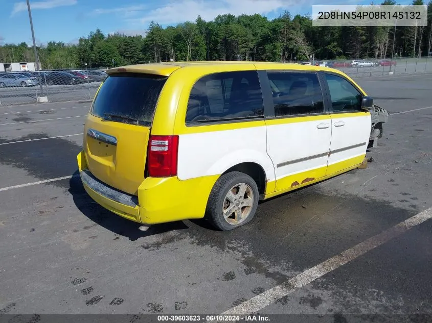 2D8HN54P08R145132 2008 Dodge Grand Caravan Sxt