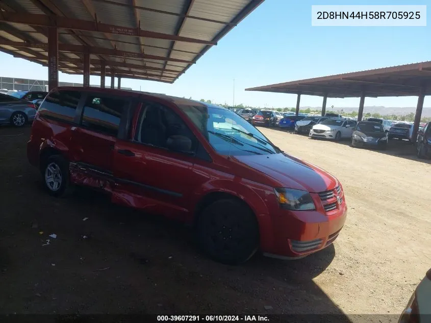 2D8HN44H58R705925 2008 Dodge Grand Caravan Se