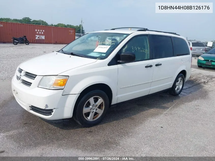 1D8HN44H08B126176 2008 Dodge Grand Caravan Se