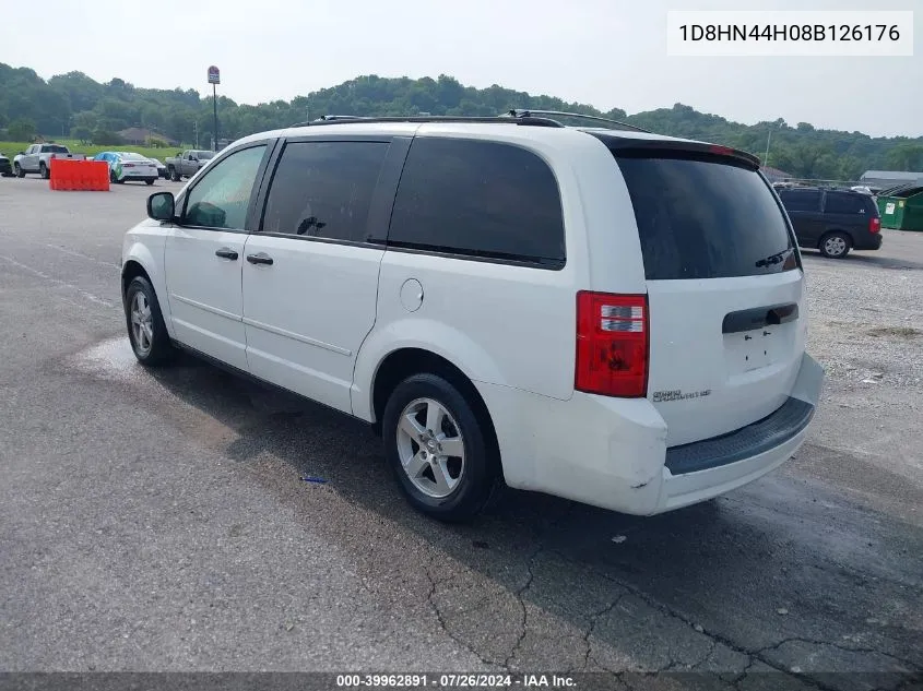 2008 Dodge Grand Caravan Se VIN: 1D8HN44H08B126176 Lot: 39962891