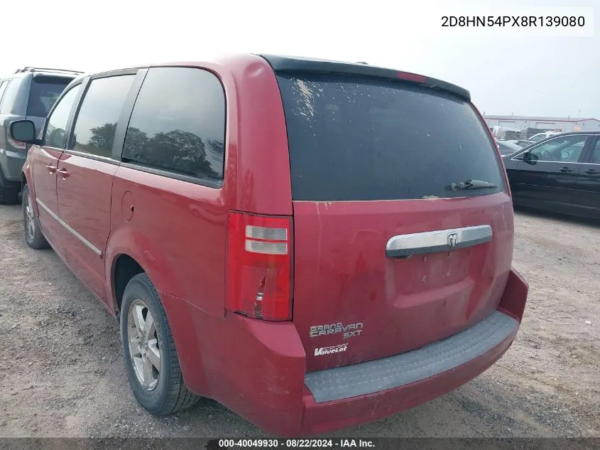 2D8HN54PX8R139080 2008 Dodge Grand Caravan Sxt