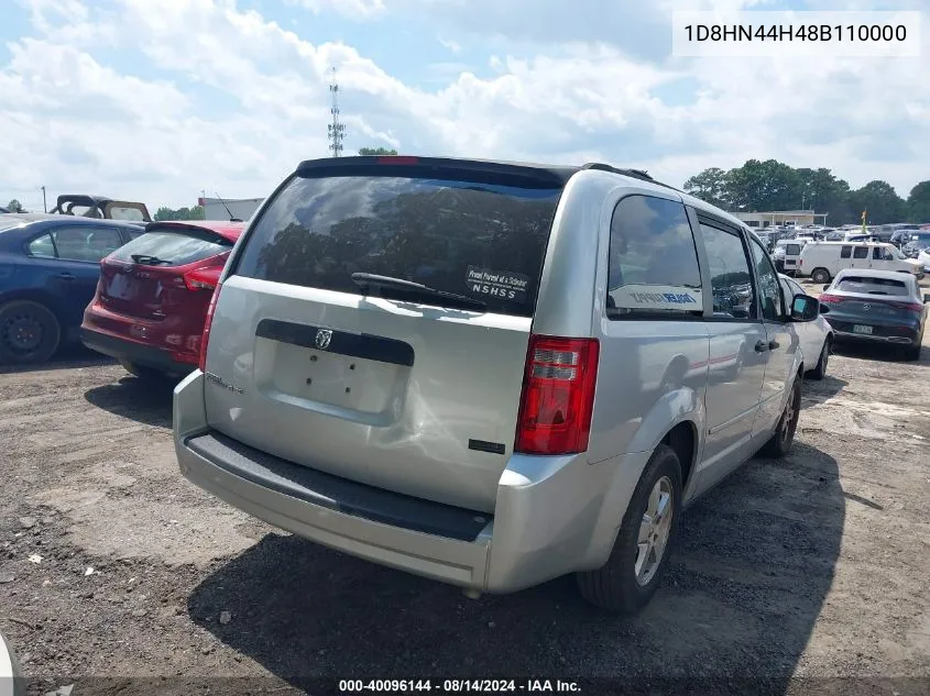 1D8HN44H48B110000 2008 Dodge Grand Caravan Se