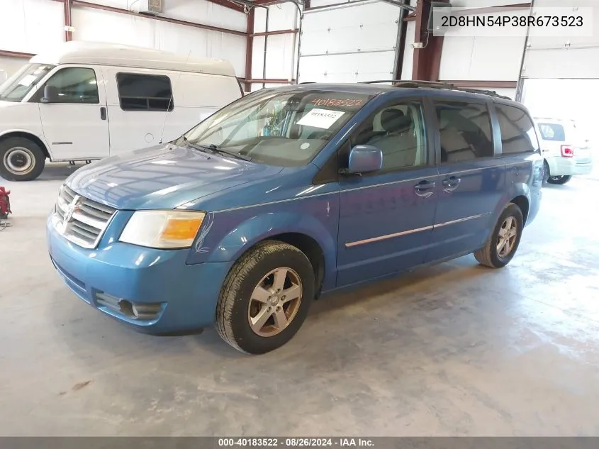 2D8HN54P38R673523 2008 Dodge Grand Caravan Sxt