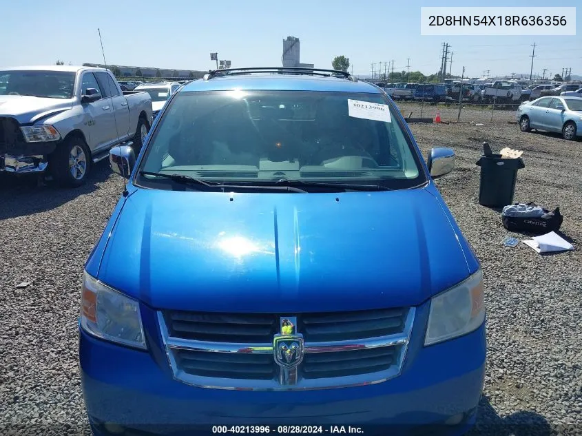 2D8HN54X18R636356 2008 Dodge Grand Caravan Sxt