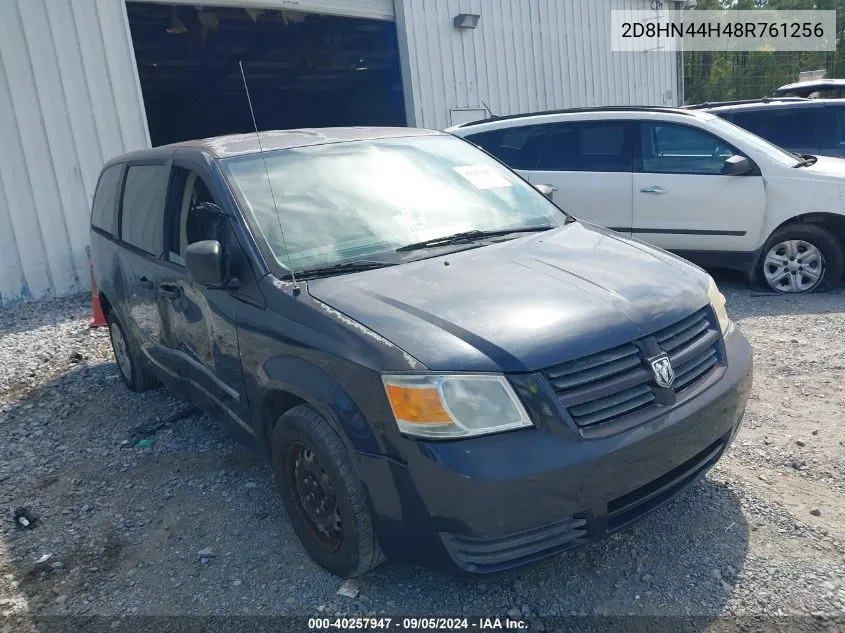 2008 Dodge Grand Caravan Se VIN: 2D8HN44H48R761256 Lot: 40257947