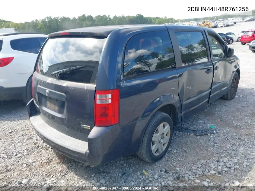 2D8HN44H48R761256 2008 Dodge Grand Caravan Se