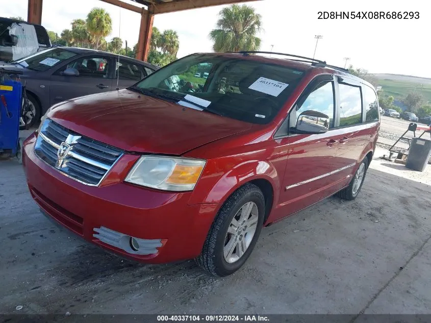 2D8HN54X08R686293 2008 Dodge Grand Caravan Sxt