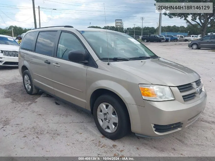 2D8HN44H18R146129 2008 Dodge Grand Caravan Se