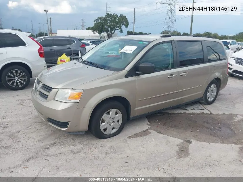 2D8HN44H18R146129 2008 Dodge Grand Caravan Se