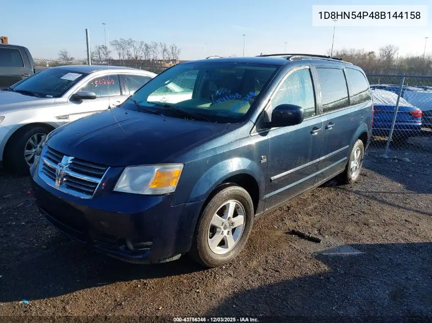 1D8HN54P48B144158 2008 Dodge Grand Caravan Sxt