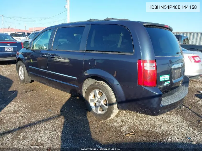 1D8HN54P48B144158 2008 Dodge Grand Caravan Sxt