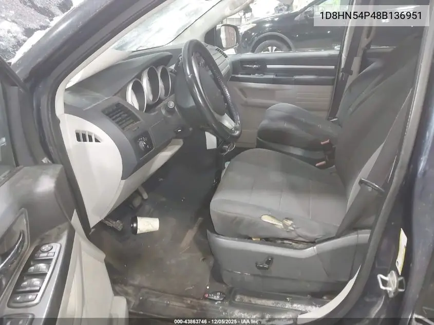 1D8HN54P48B136951 2008 Dodge Grand Caravan Sxt