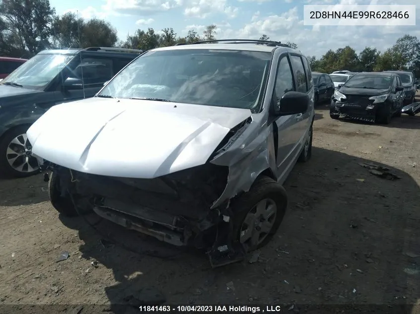 2009 Dodge Grand Caravan Se VIN: 2D8HN44E99R628466 Lot: 11841463