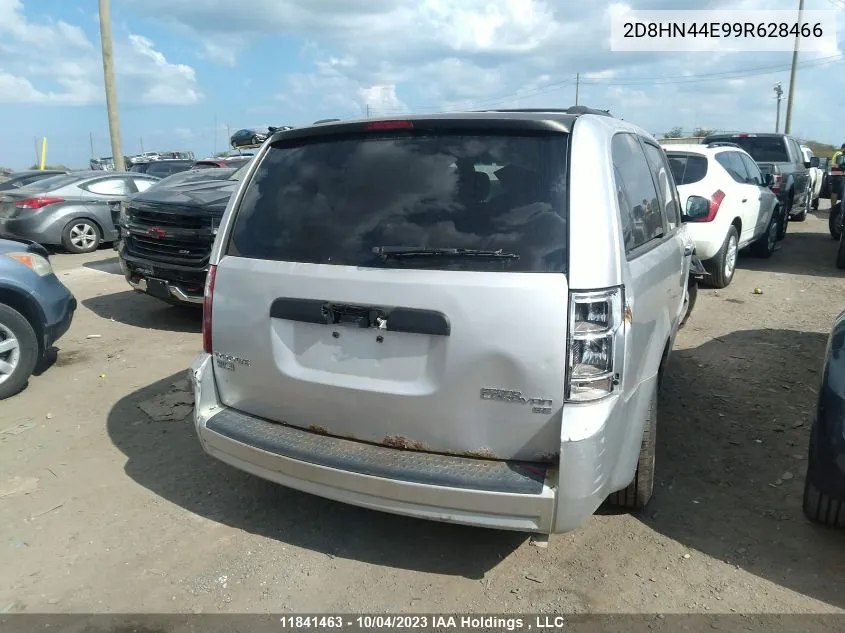 2D8HN44E99R628466 2009 Dodge Grand Caravan Se